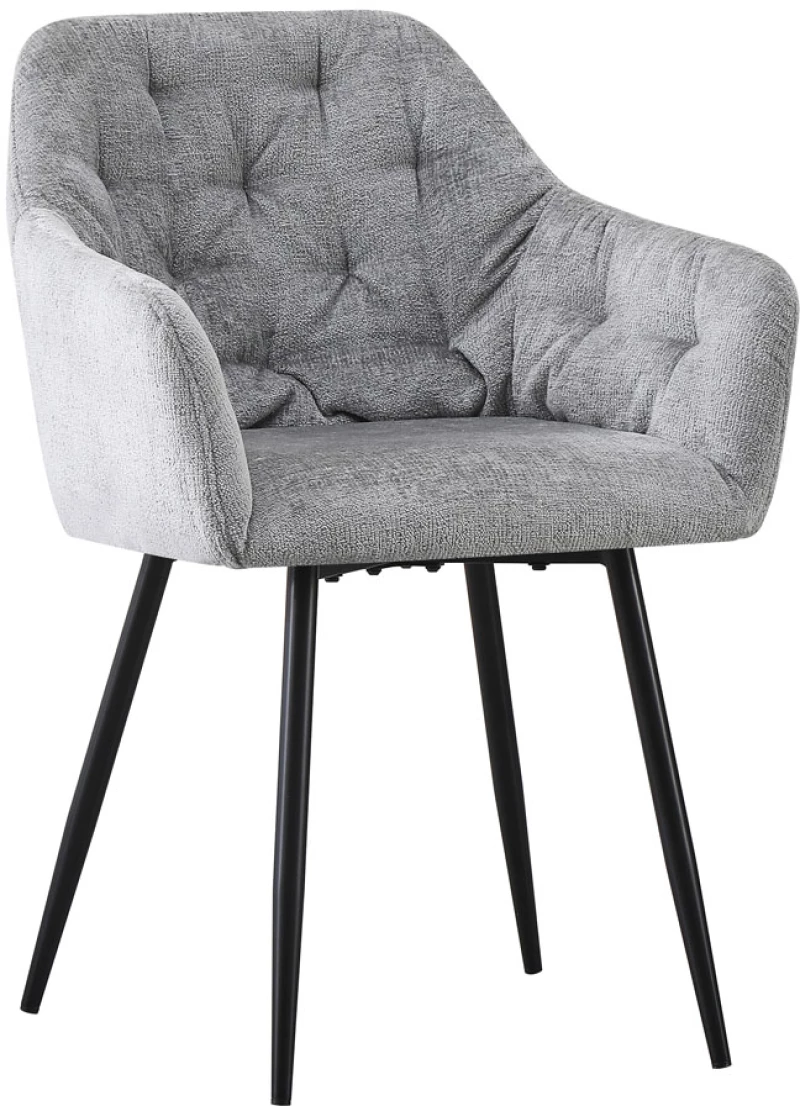 Liberta Καρέκλα SAVVY γκρι ανοιχτό 56x55xH85cm