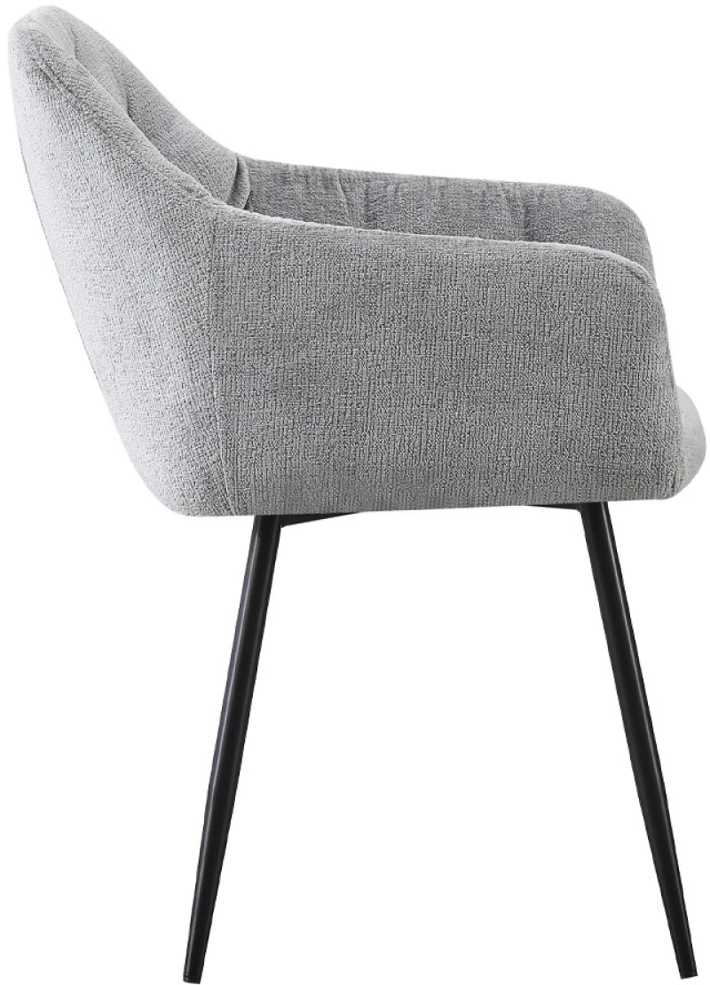 Liberta Καρέκλα SAVVY γκρι ανοιχτό 56x55xH85cm