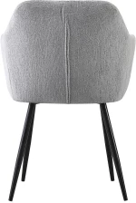 Liberta Καρέκλα SAVVY γκρι ανοιχτό 56x55xH85cm