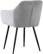 Liberta Καρέκλα SAVVY γκρι ανοιχτό 56x55xH85cm