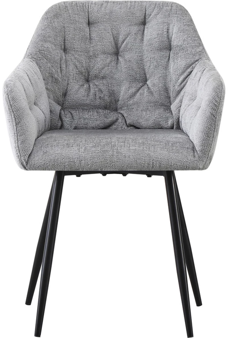 Liberta Καρέκλα SAVVY γκρι ανοιχτό 56x55xH85cm