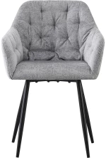Liberta Καρέκλα SAVVY γκρι ανοιχτό 56x55xH85cm