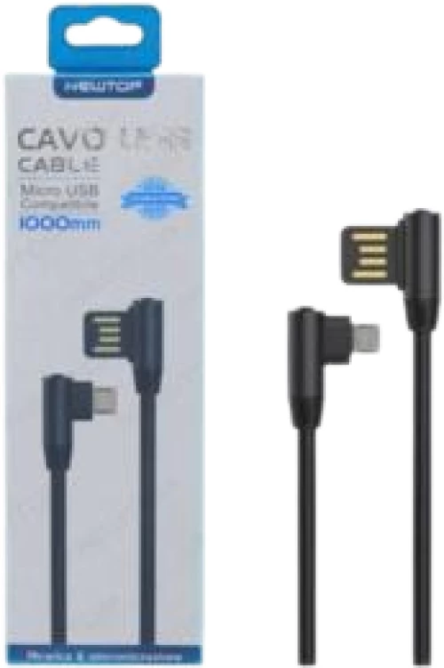 Newtop Καλώδιο USB to micro USB 1 μέτρο CU08 Μαύρο