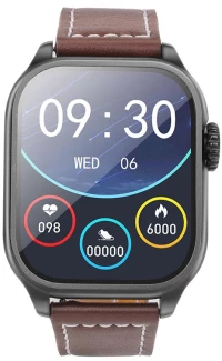 HOCO Y17 SMART SPORTS WATCH(CALL VERSION), ΜΑΥΡΟ