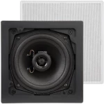ArtSound FL101 Τετράγωνο Επίπεδο Χωνευτό Ηχείο 5,25'' 2-way 70W White (Ζεύγος)