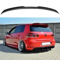 Αεροτομή Οροφής Πρόσθετο Για Vw Golf VI (6) 08-12 Για GTI & R Έκδοση Gloss Black Από Abs Πλαστικό (CAR0025528)