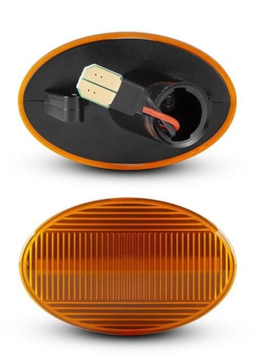 Led φλας φτερού για Opel Astra F / Corsa B, C / Tigra A (1991-1999) - φιμέ με τρεχούμενο φλας - σετ 2τμχ.