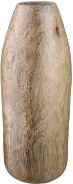 Βάζο Καφέ Ξύλο 18cm