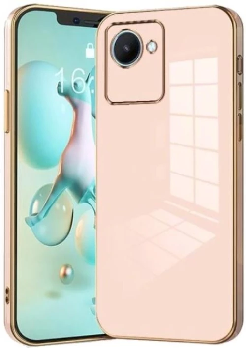 (Realme C30) Bodycell Back Cover Plated Pink