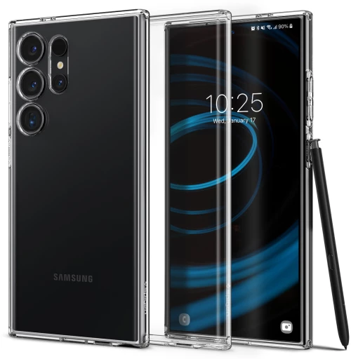 Case SPIGEN Liquid Crystal ACS07283 for Samsung Galaxy S24 Ultra - Crystal Clear