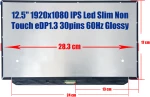 Panel 12.5" / 1920x1080 / 30Pin / Flat / No Brackets / Matte ( Κωδ.1-SCR0175 )