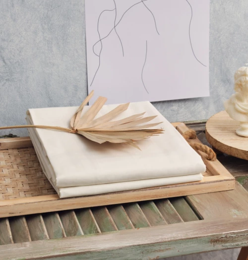 Παπλωματοθήκη Μονόχρωμη Power Nap - Ivory, Μονό (160x240)