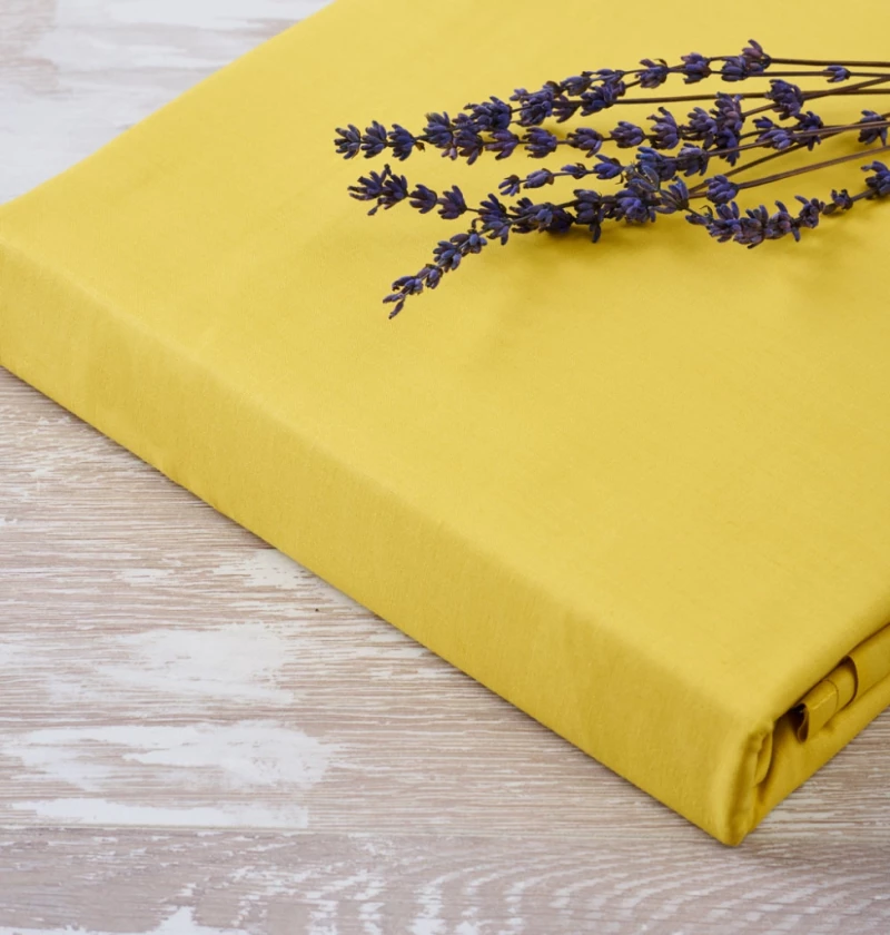 Παπλωματοθήκη Μονόχρωμη Power Nap - Mustard, Μονό (160x240)