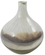 Βάζο γυάλινο καφέ νερά Φ20Η23CM
