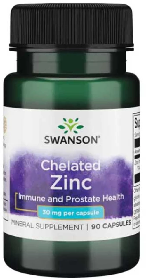 Chelated Zinc Albion 30 mg 90 caps - Swanson