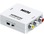 Προσαρμογέας Μετατροπέας HDMI σε 3 RCA (Λευκό) (OEM)