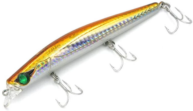 Tsurugiya Haryu Minnow 125s-125mm/15.3g - GOLD SILVER