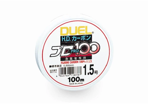 Duel H.D. Carbon Pro 100s Fluoro 100% 100m - 0.435mm 0.435mm