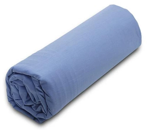 Κατωσέντονο Menta με λάστιχο 17 Blue Μονό (100x200 20)