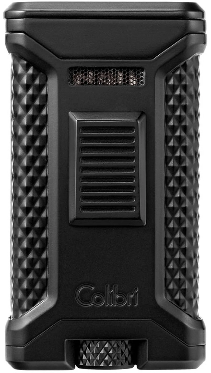 Αναπτήρας με Πουροκόφτη Colibri Ascari Lighter and Cigar Cutter Black