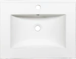Νιπτήρας SLIM 60 γυαλιστερή πορσελάνη 60x46cm