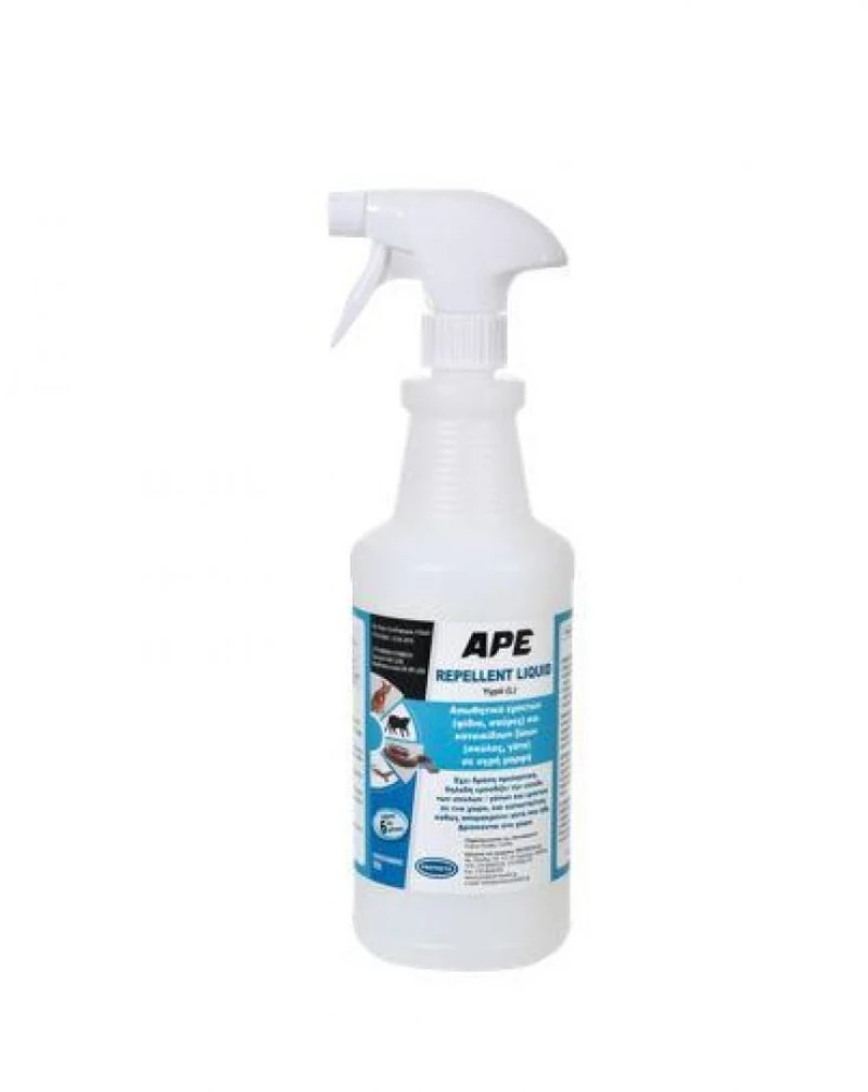 Ape repellent liquid Απωθητικό για φίδια, σαύρες, σκύλους, γάτες 1 lt