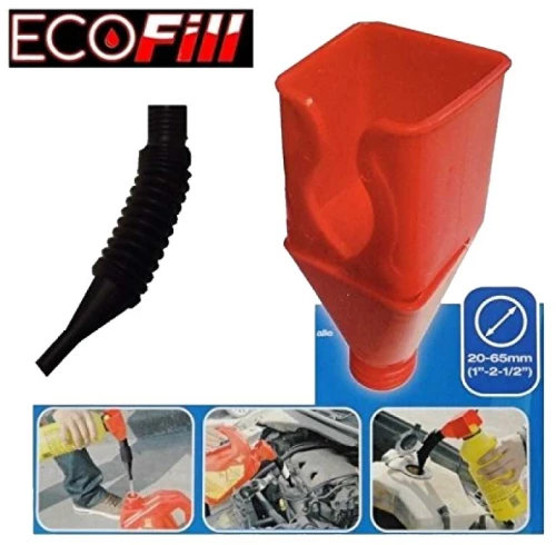 Χωνί Ecofill Πλαστικό Κόκκινο Car+