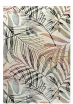 Tzikas Carpets 22373-ΛΕΥΚΟ- ΚΡΕΜ Χαλί FLORAL -133x190cm