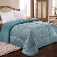 ΚΟΥΒΕΡΤΟΠΑΠΛΩΜΑ FLANNEL/SHERPA 240X260 (805) LAGUNA