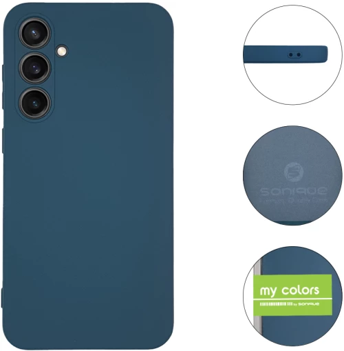 Θήκη Σιλικόνης My Colors Sonique Samsung Galaxy S23 FE Μπλε Σκούρο - Sonique - Μπλε Σκούρο - Galaxy S23 FE