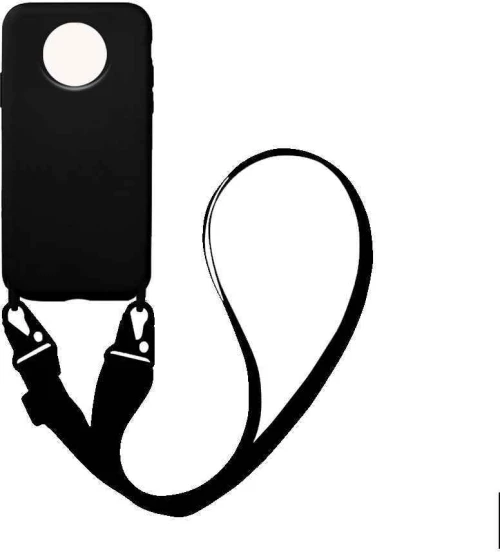 Θήκη Σιλικόνης με Strap CarryHang Sonique Xiaomi Redmi Note 9T Μαύρο - Sonique - Μαύρο - Redmi Note 9T - Θήκες Πλάτης