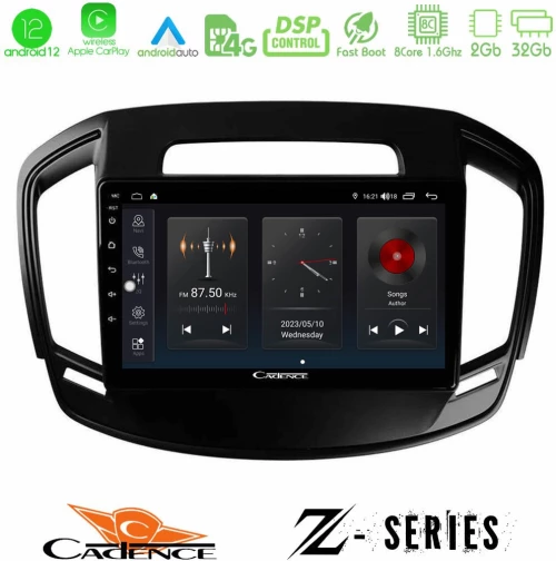 Cadence Z Series Opel Insignia 2014-2017 8core Android12 2+32GB Navigation Multimedia Tablet 9"