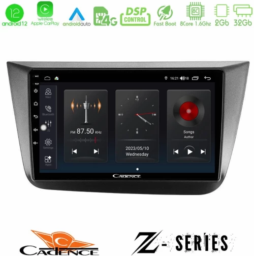 Cadence Z Series Seat Altea 2004-2015 8core Android12 2+32GB Navigation Multimedia Tablet 9"