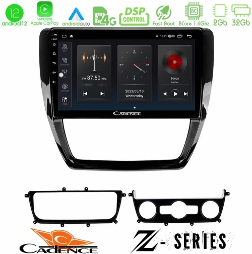 Cadence Z Series VW Jetta 8core Android12 2+32GB Navigation Multimedia Tablet 10"