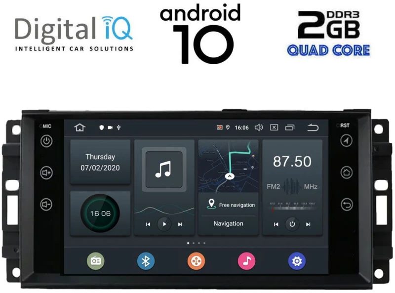 DIGITAL IQ X224_CPA (7” DECK) MULTIMEDIA OEM JEEP ALL mod. 2005-2018