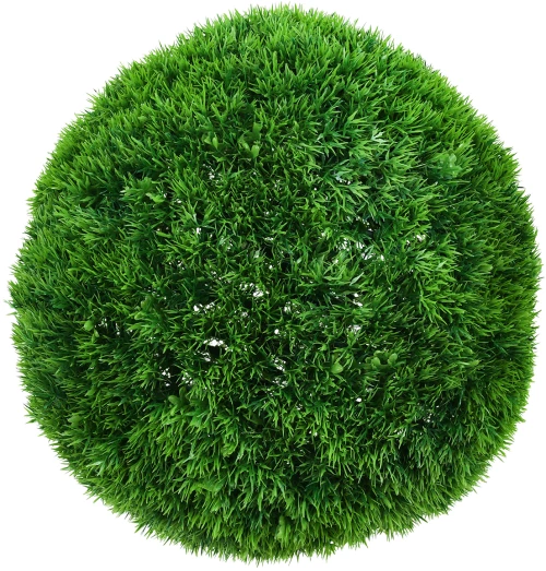 GloboStar® 78510 Artificial - Συνθετικό Τεχνητό Διακοσμητικό Φυτό Θάμνος Γρασίδι Πράσινο Φ38cm
