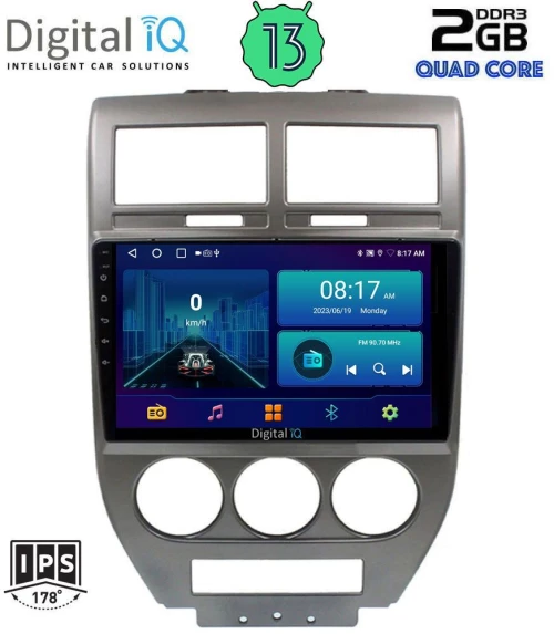 DIGITAL IQ BXB 1276_GPS (10inc) MULTIMEDIA TABLET OEM JEEP COMPASS-PATRIOT mod. 2007-2016