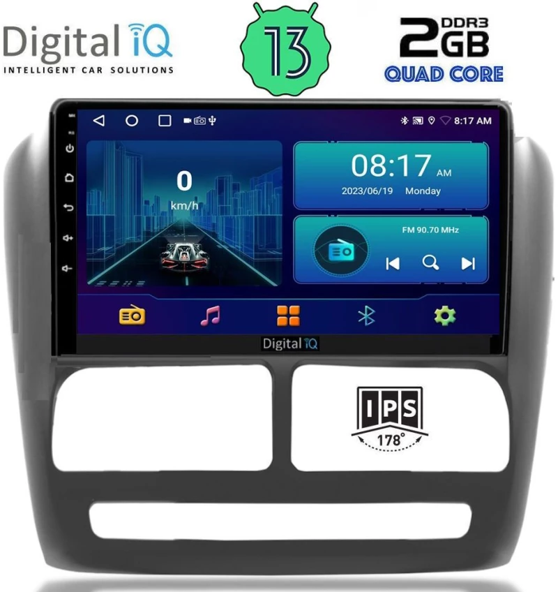 DIGITAL IQ BXB 1137_GPS (9inc) MULTIMEDIA TABLET OEM FIAT DOBLO mod. 2010-2015