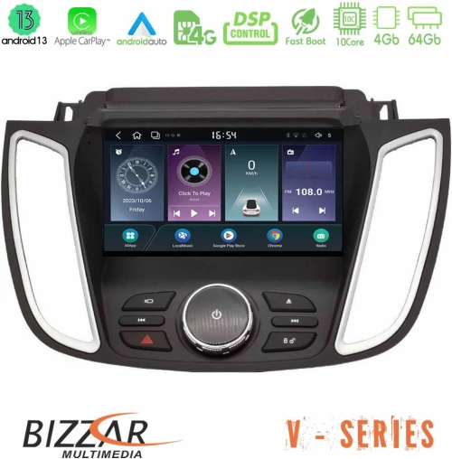 Bizzar V Series Ford Kuga/C-Max 2013-2019 10core Android13 4+64GB Navigation Multimedia Tablet 9"