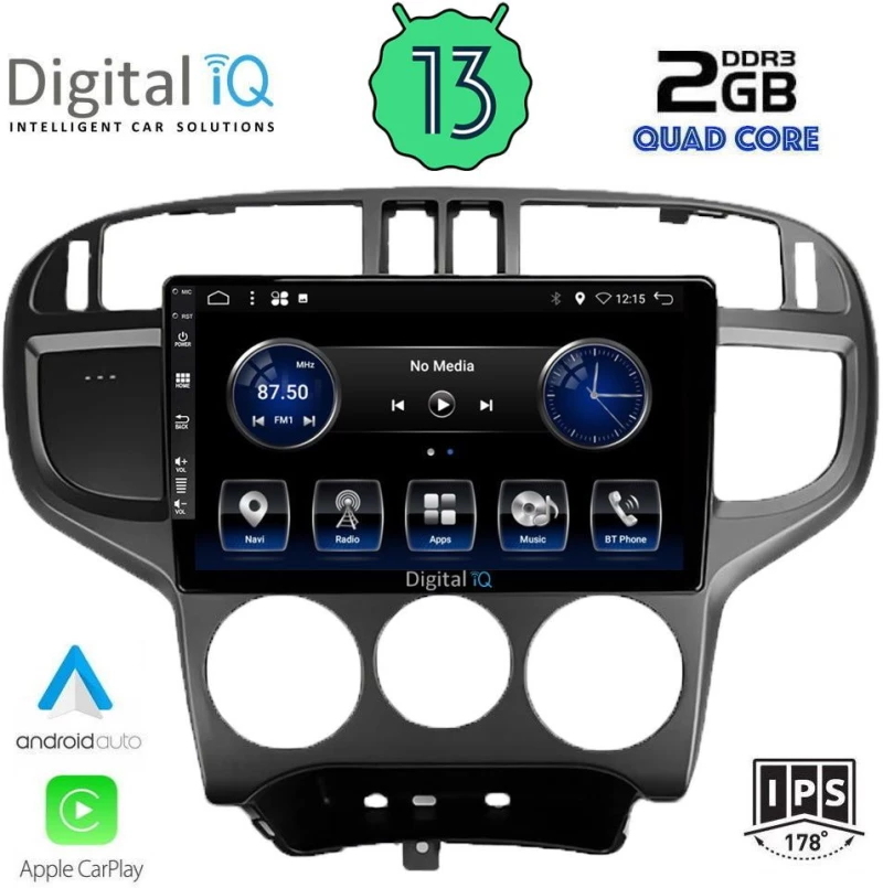 DIGITAL IQ BXH 3240_CPA (9inc) MULTIMEDIA TABLET OEM HYUNDAI MATRIX mod. 2001-2010