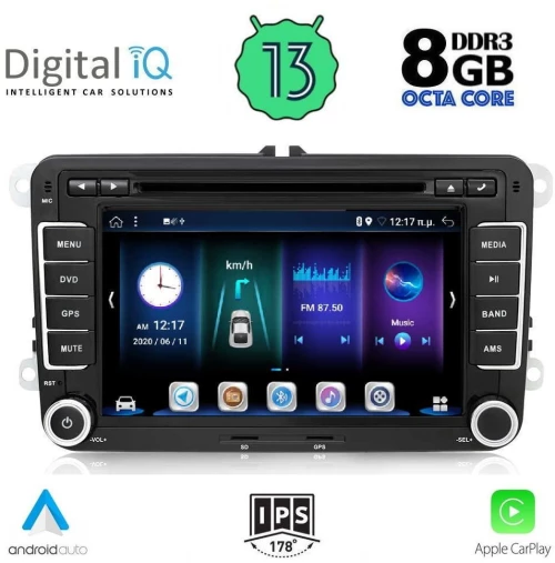 DIGITAL IQ BXE 804_CPA (7"_DVD) MULTIMEDIA OEM VW – SKODA – SEAT GROUP mod. 2004-2014