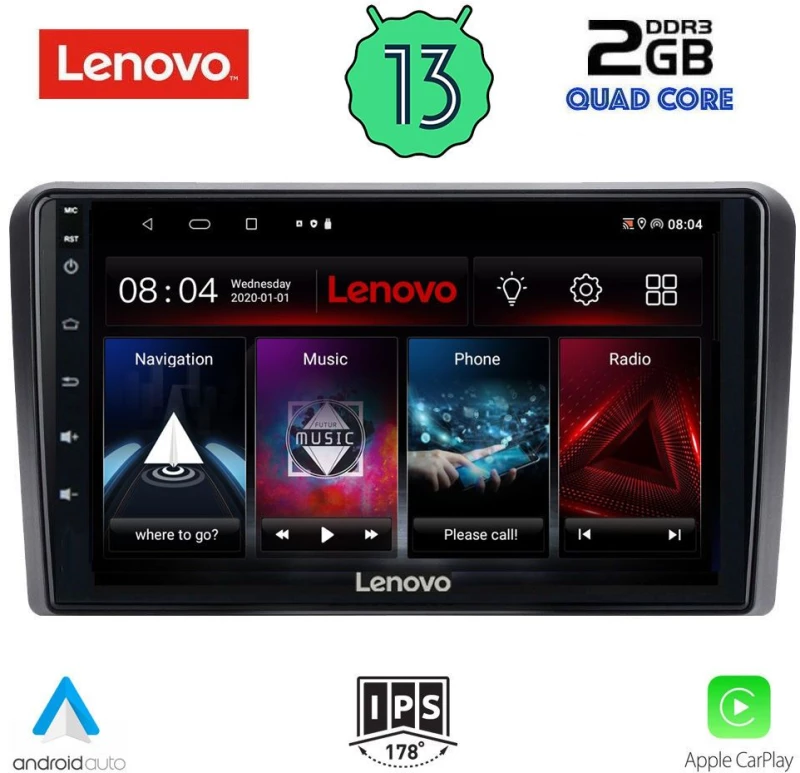 LENOVO LVD 4003_CPA (9inc) MULTIMEDIA TABLET OEM AUDI A3 mod. 2003-2012