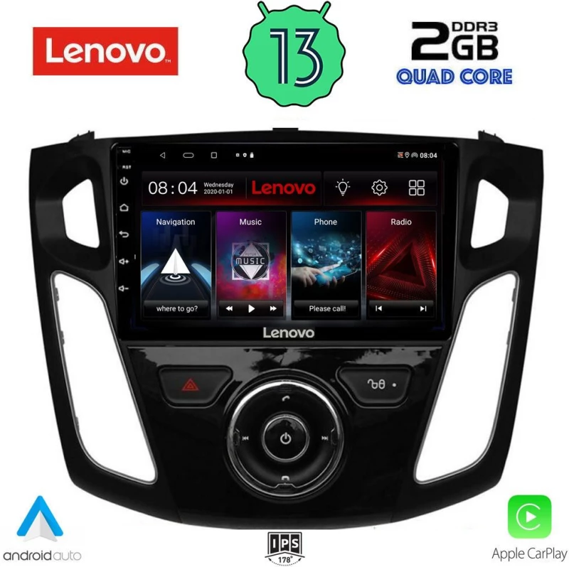 LENOVO LVD 4157_CPA (9inc) MULTIMEDIA TABLET OEM FORD FOCUS mod. 2011-2018
