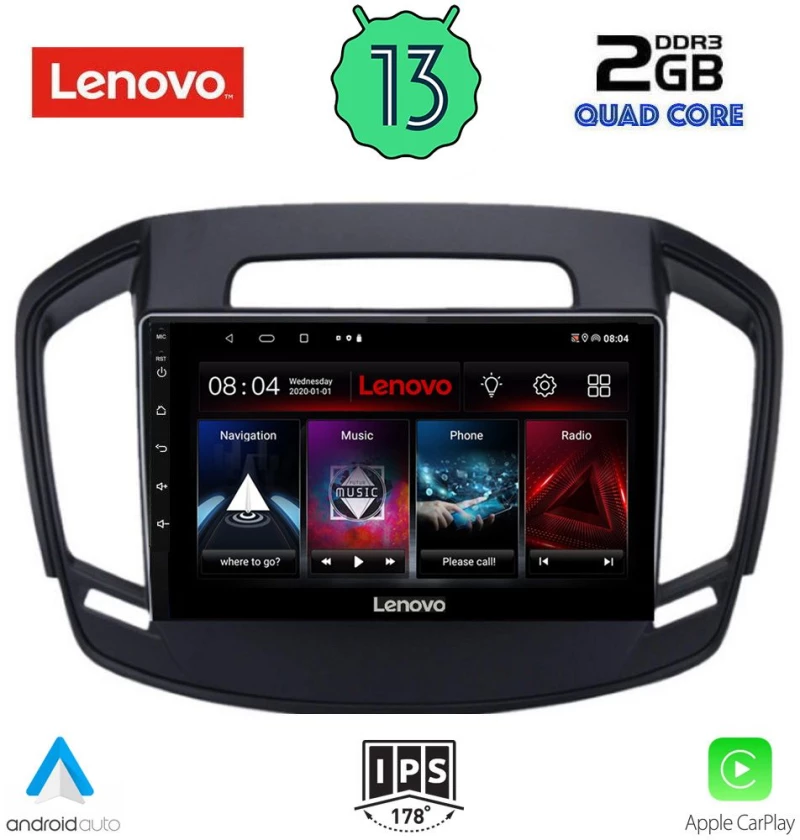 LENOVO LVD 4492_CPA (9inc) MULTIMEDIA TABLET OEM OPEL INSIGNIA  mod. 2014-2017