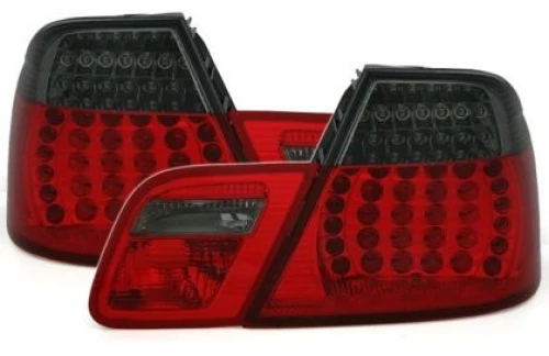 Πίσω φανάρια led για BMW E46 coupe (1998-2003) - φιμέ φλάς - σετ 2τμχ.