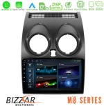 Bizzar M8 Series Nissan Qashqai J10 8core Android13 4+32GB Navigation Multimedia Tablet 9"
