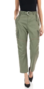 Replay Women's Cargo Pants Khaki