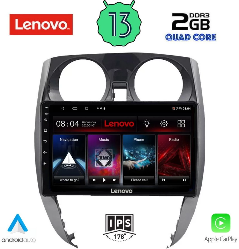 LENOVO LVD 4464_CPA (10inc) MULTIMEDIA TABLET OEM NISSAN NOTE mod. 2012+gt;