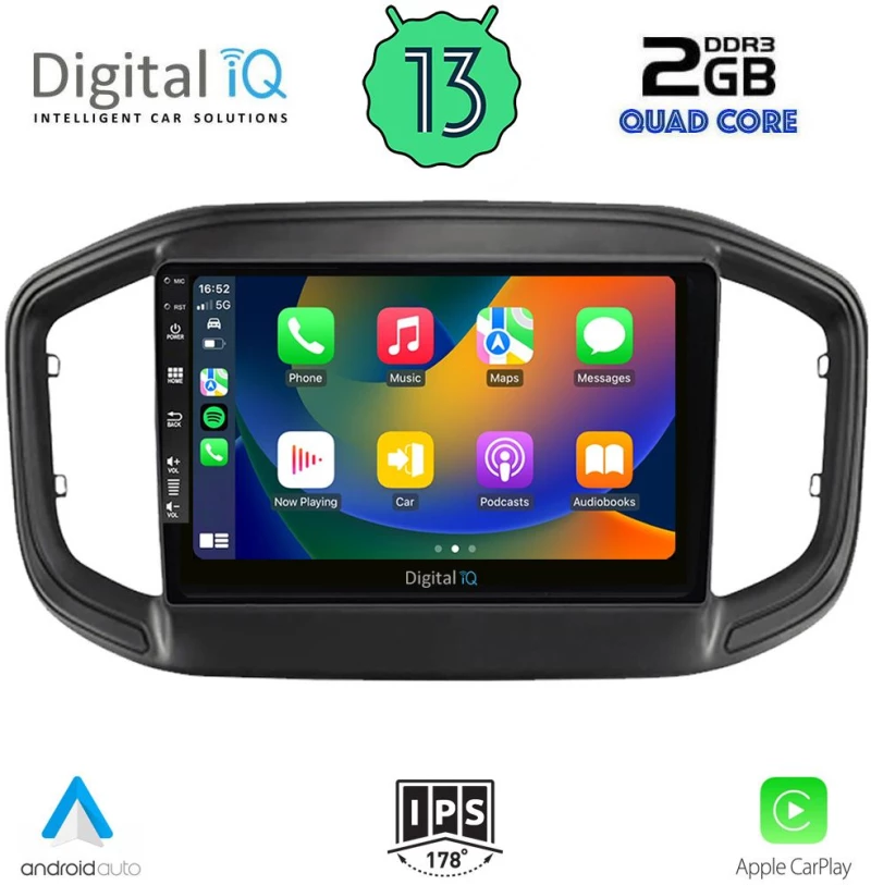 DIGITAL IQ BXH 3147_CPA (9inc) MULTIMEDIA TABLET OEM FIAT STRADA mod. 2020+gt;