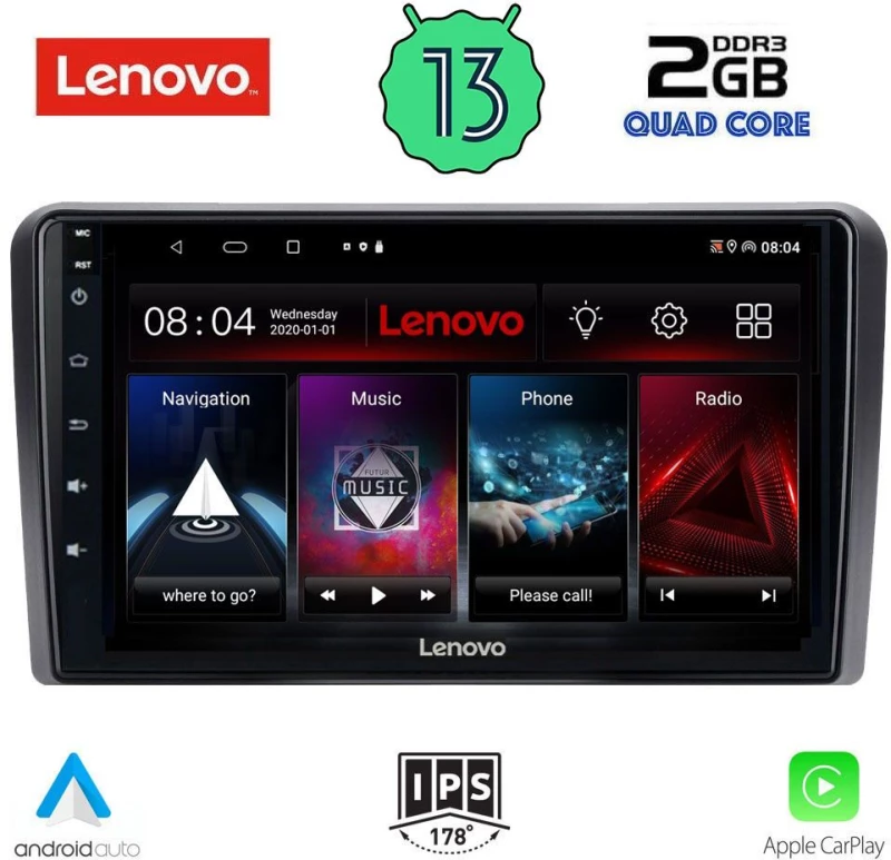 LENOVO LVD 4441_CPA (9inc) MULTIMEDIA TABLET OEM MITSUBISHI OUTLANDER mod. 2001-2005